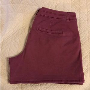 Maurice’s purple shorts sz 15/16